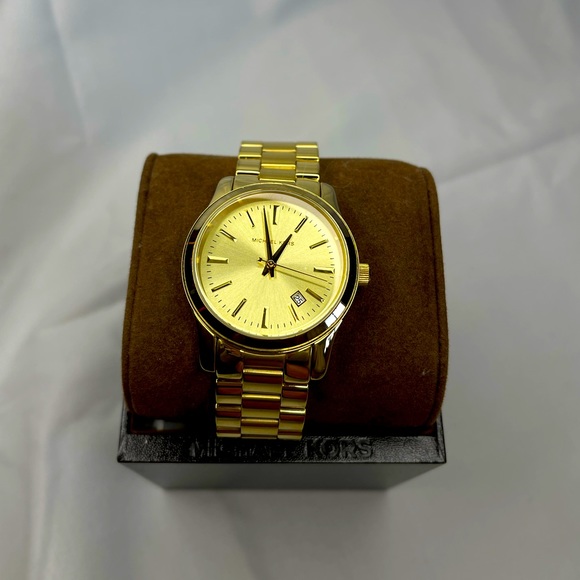 Slim Runway Gold-Tone Stainless Steel Watch 26mm - Picture 1 of 3